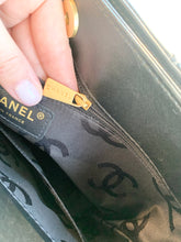 Load image into Gallery viewer, CHANEL Calfskin Quilted Small Surpique Stitch Tote - Black