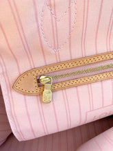 Load image into Gallery viewer, Louis Vuitton 2021 Neverfull GM Damier Azur Tote In Rose Ballerine