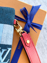 Load image into Gallery viewer, Louis Vuitton Denim Monogram Patchwork City Pouch