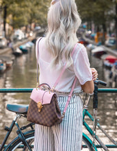 Load image into Gallery viewer, LOUIS VUITTON 2018 Damier Ebene Clapton Backpack In Magnolia