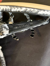 Load image into Gallery viewer, CHANEL CC Tweed Thong Sandals In Black/White (EU)37