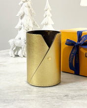 Load image into Gallery viewer, LOUIS VUITTON Monogram/Gold Pencil Holder