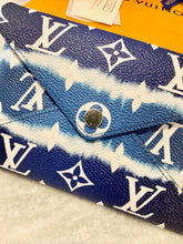 Load image into Gallery viewer, LOUIS VUITTON 2020 Monogram LIMITED EDITION Escale Medium Kirigami Pochette In Blue