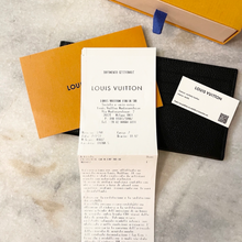 Load image into Gallery viewer, LOUIS VUITTON 2022 Empreinte Leather Credit Card Insert In Black