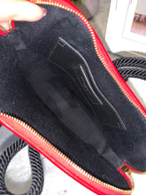 Load image into Gallery viewer, SAINT LAURENT Patent Leather Sac Coeur Heart Shape Clutch In Red