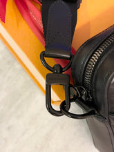 Load image into Gallery viewer, LOUIS VUITTON Calfskin Monogram Shadow Duo Messenger In Black