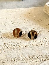Load image into Gallery viewer, VERSACE Virtus Stud Earrings In Gold
