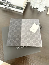 Load image into Gallery viewer, ▪️SOLD▪️GUCCI GG Unisex Wool Jacquard Knit Scarf - Grey
