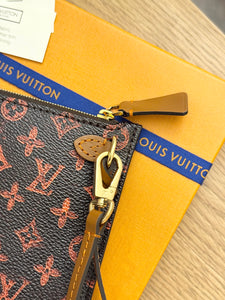 LOUIS VUITTON Catogram Pochette Wristlet Pouch