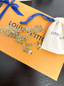 LOUIS VUITTON Chain Strap in Gold