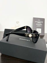 Load image into Gallery viewer, CHANEL Square Sunglasses in Black/Black Polarized
