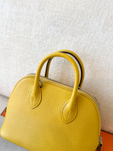 Load image into Gallery viewer, Hermès Mini 1923 Bolide Bag / Sun Chevre Mysore / Palladium Hardware
