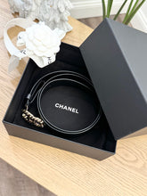 Load image into Gallery viewer, CHANEL Lambskin CC Chain Belt in Black - 85/34
