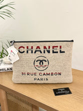 Load image into Gallery viewer, CHANEL Tweed Deauville O-Case - Red/White/Blue
