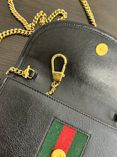 Load image into Gallery viewer, ▪️SOLD▪️GUCCI Mini Rajah Chain Crossbody Bag in Black
