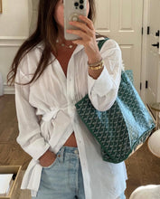 Load image into Gallery viewer, 💚 NEW! 2025 GOYARD Saint Louis GM Canvas Leather Tote Bag / Green
