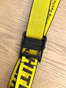 Off-White Unisex Yellow Industrial Belt - One Size