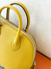 Load image into Gallery viewer, Hermès Mini 1923 Bolide Bag / Sun Chevre Mysore / Palladium Hardware
