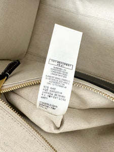 BURBERRY Medium Horseferry Canvas Tote - Grey