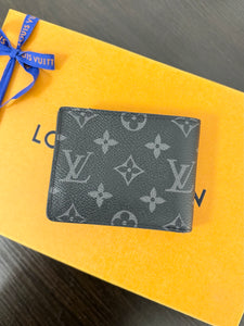 LOUIS VUITTON Damier Graphite Canvas Slender Wallet