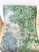 Load image into Gallery viewer, HERMES 2024 All&#39;Orto Botanico di Palermo Shawl 140 / Vert Vif / Naturel / Bleu
