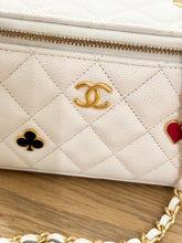 Load image into Gallery viewer, CHANEL 2023 Coco Casino Vanity With Chain Crossbody Bag in White
