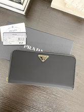 Load image into Gallery viewer, PRADA Prada Tessuto Nylon Zip Around Wallet in Black
