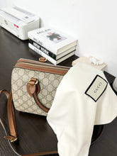 Load image into Gallery viewer, ▪️SOLD▪️GUCCI GG Supreme Canvas Small Boston Bag in Beige/Brown
