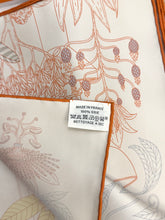 Load image into Gallery viewer, HERMES Precious Paradise scarf 90 in Argent / Rose / Aqua
