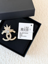 Load image into Gallery viewer, CHANEL 23P Classic CC Logo Gold, Blue, Pink &amp; Crystal Brooch

