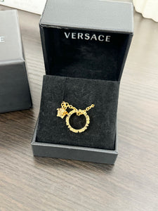 VERSACE Medusa Cut-Out Pendant Necklace in Gold