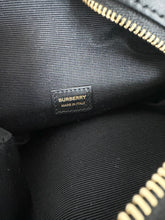 Load image into Gallery viewer, BURBERRY New Louise Check Round Crossbody Bag - Archive Beige &amp; Black
