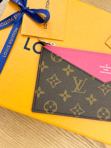 LOUIS VUITTON 2024 Monogram Canvas Zippy Coin Purse in Pondichery Pink