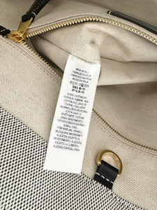 BURBERRY Medium Horseferry Canvas Tote - Grey