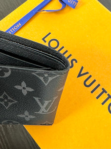 LOUIS VUITTON Damier Graphite Canvas Slender Wallet