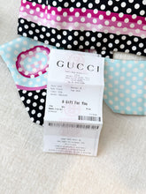 Load image into Gallery viewer, GUCCI Polka Dot Print Silk Headscarf / M

