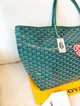 Load image into Gallery viewer, 💚 NEW! 2025 GOYARD Saint Louis GM Canvas Leather Tote Bag / Green
