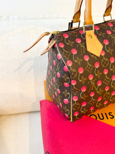 LOUIS VUITTON LV x TM Takashi Murakami Monogram Cherry Speedy 25