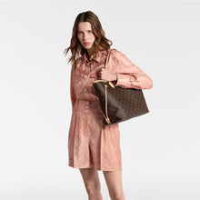 Load image into Gallery viewer, LOUIS VUITTON 2024 Monogram Neverfull MM Monogram Tote / Cherry
