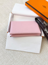Load image into Gallery viewer, Hermes 2024 Chevre Mysore Calvi Card Holder- Rose Sakura
