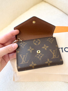 LOUIS VUITTON Monogram Canvas Victorine Compact Wallet