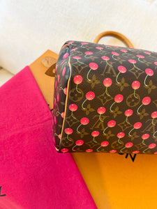 LOUIS VUITTON LV x TM Takashi Murakami Monogram Cherry Speedy 25