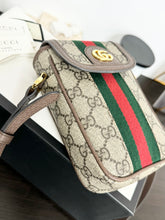 Load image into Gallery viewer, ▪️SOLD▪️GUCCI GG Supreme Monogram Web Mini Ophidia Crossbody Bag
