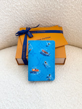 Load image into Gallery viewer, LOUIS VUITTON Pool Blue Monogram Heritage Pocket Organizer / Blue lagoon
