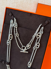 Load image into Gallery viewer, ✨NEW✨2025 Hermes Farandole Long Necklace 160 / Silver
