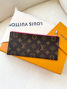LOUIS VUITTON 2025 Monogram Canvas Zippy Coin Purse /Pondichery Pink
