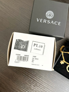 VERSACE Medusa Cut-Out Pendant Necklace in Gold