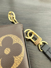 Load image into Gallery viewer, LOUIS VUITTON 2020 Monogram Giant Rectangular Wristlet Pouch
