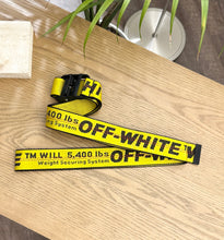 Load image into Gallery viewer, Off-White Unisex Yellow Industrial Belt - One Size
