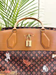 • LIMITED EDITION • LOUIS VUITTON Catogram City Steamer Cabas XXL Tote Bag